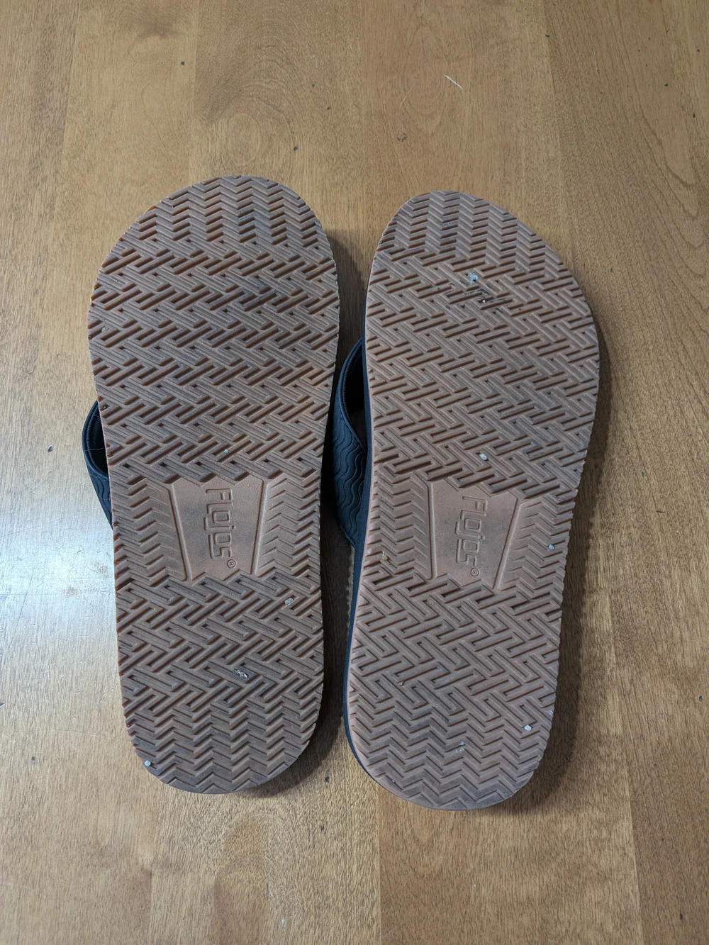 Flojos Black Men's Flip Flops